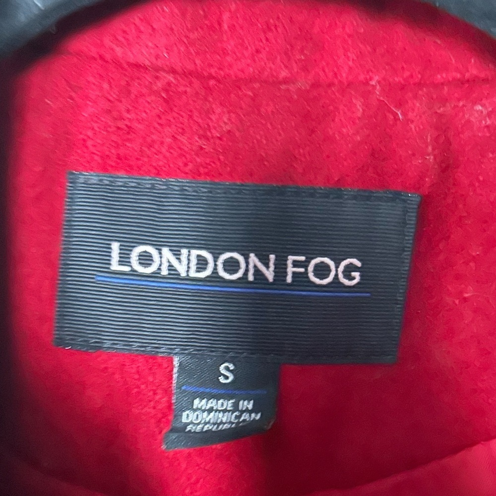 London Fog wool blend Red Women's Coat S - Picture 7 of 9